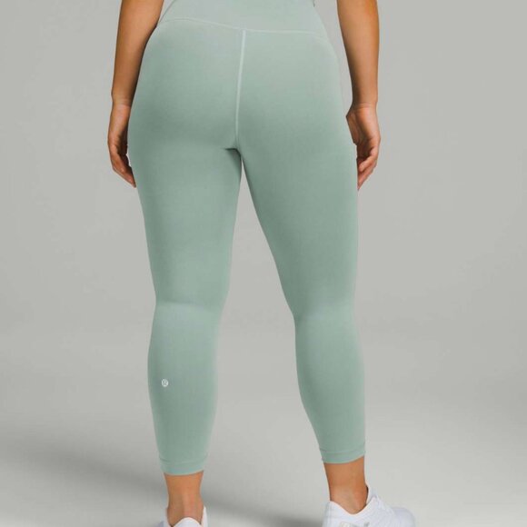Lululemon Wunder Train Contour Fit High-Rise Crop 23" Misty Glade Size 2 - Picture 14 of 14